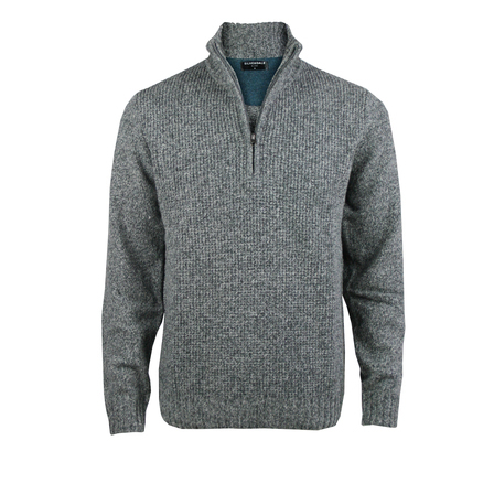 4 Zip Pullover - Tailored Fit. Pepper 